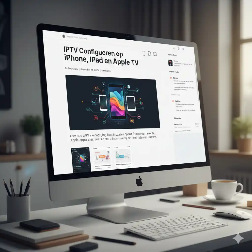 IPTV Configureren op iPhone, iPad en Apple TV