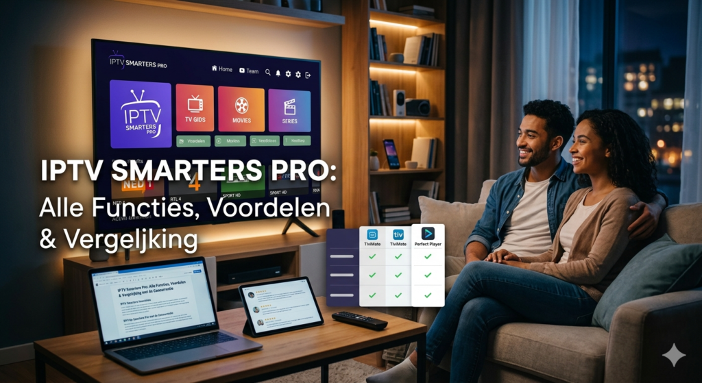 IPTV Smarters Pro: Alle Functies, Voordelen & Vergelijking met de Concurrentie